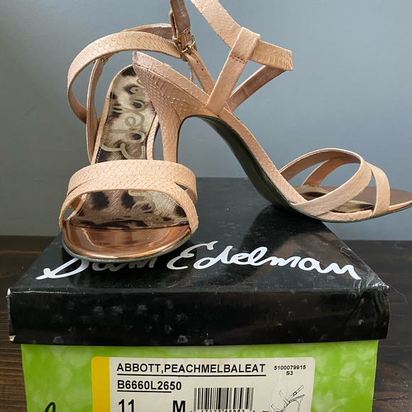 Sam Edelman Peach high heeled sandals - Picture 3 of 3